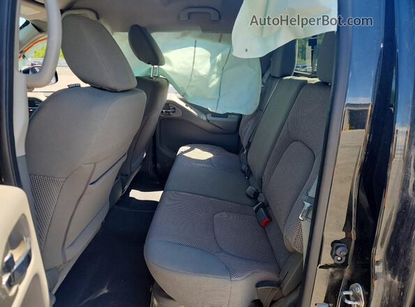 1N6ED0EB4LN725979 2020 NISSAN FRONTIER Black Rear seats view