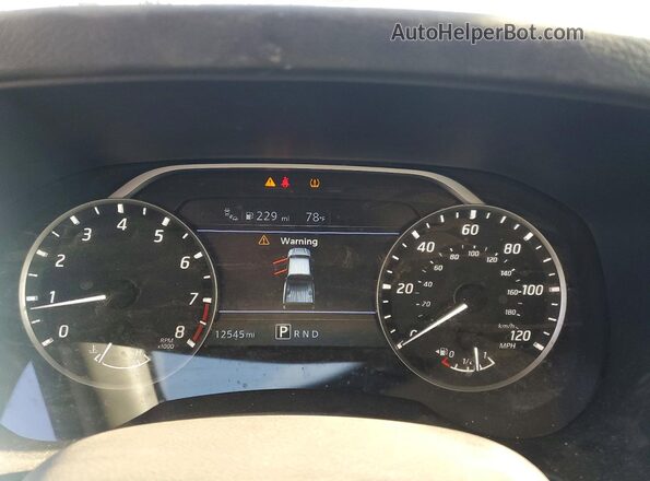 1N6ED1CL0SN633719 2025 NISSAN FRONTIER White Вид щитка приладів