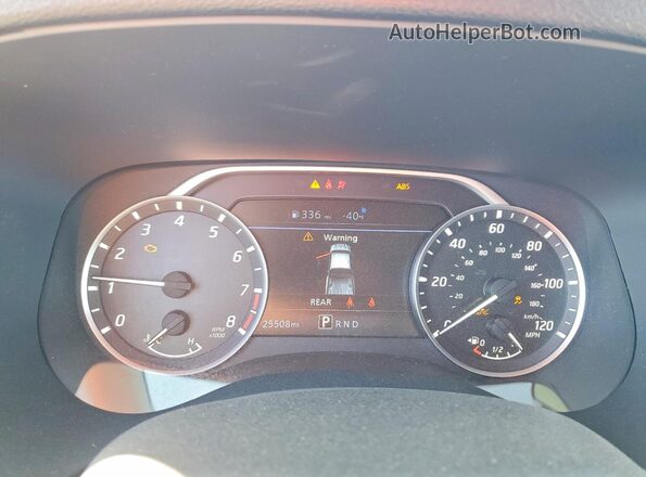 1N6ED1CL1RN656114 2024 NISSAN FRONTIER White Instrument cluster view