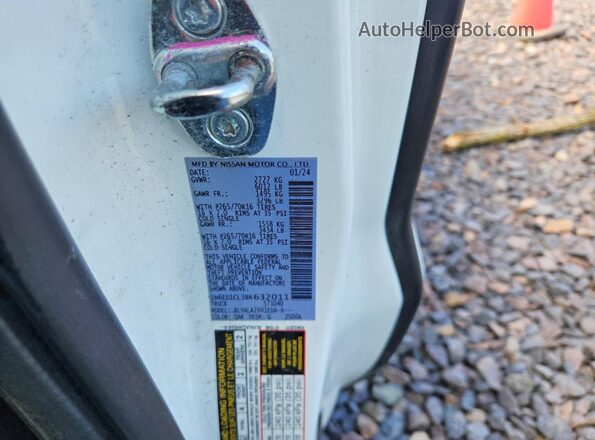 1N6ED1CL3RN632011 2024 NISSAN FRONTIER Белый Вид подкапотного пространства