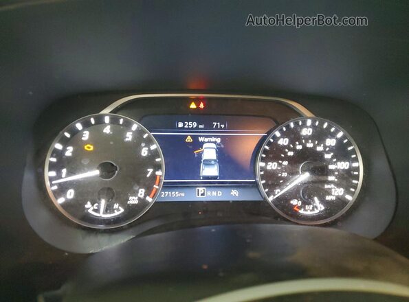 1N6ED1CL3RN652193 2024 NISSAN FRONTIER White Widok zestawu wskaźników