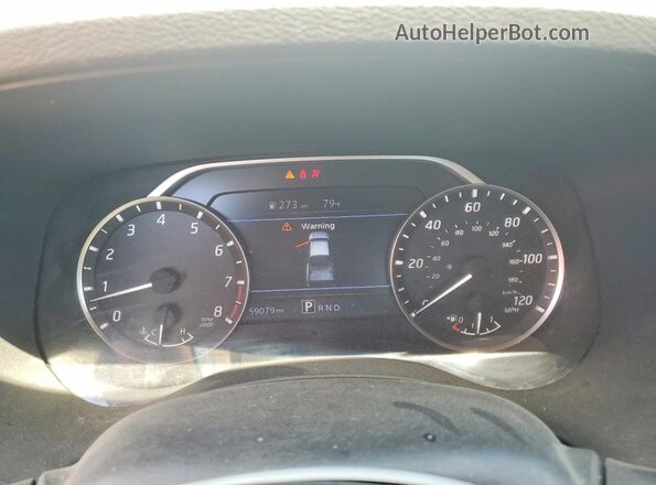1N6ED1CL4NN639835 2022 NISSAN FRONTIER White Instrument cluster view
