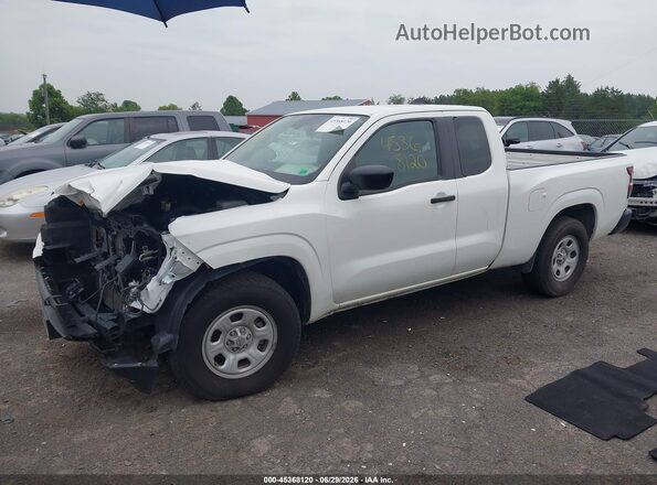 1N6ED1CL4PN663829 2023 NISSAN FRONTIER White Առջևի ձախ երեք քառորդ տեսարան