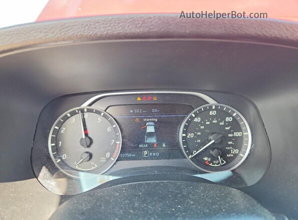 1N6ED1CL4RN650033 2024 NISSAN FRONTIER Red Widok zestawu wskaźników