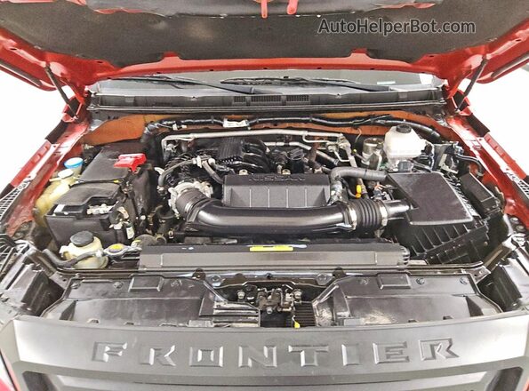 1N6ED1CL6RN666170 2024 NISSAN FRONTIER Красный Вид задней части салона