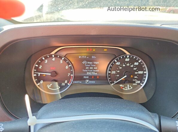 1N6ED1CL7SN606811 2025 NISSAN FRONTIER Black Vista del cuadro de instrumentos