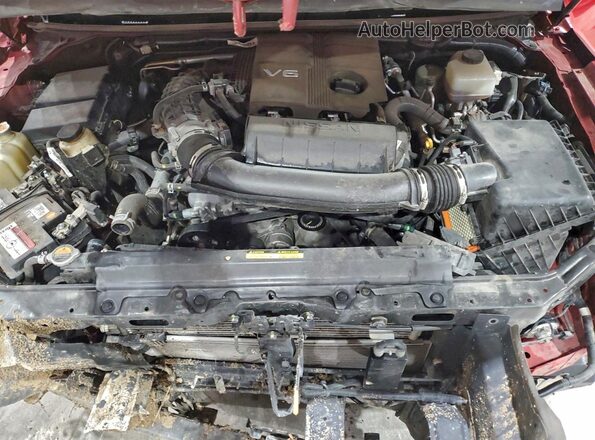 1N6ED1CL9NN645517 2022 NISSAN FRONTIER Red Вид задньої частини салону