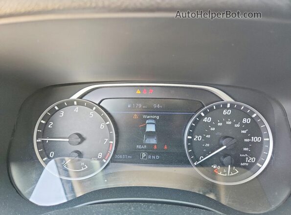 1N6ED1CLXRN636993 2024 NISSAN FRONTIER White Вид щитка приладів
