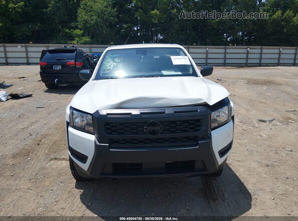 1N6ED1CM1SN648318 2025 NISSAN FRONTIER Белый Вид щитка приборов