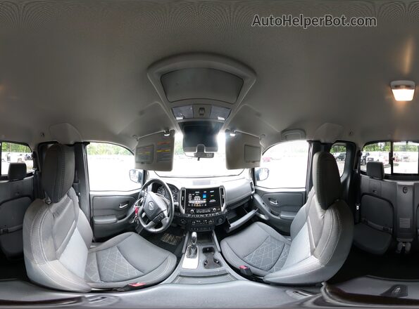 1N6ED1CM2SN617420 2025 NISSAN FRONTIER White Widok wnętrza 360 stopni