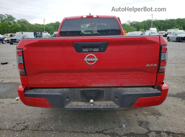 1N6ED1CM9SN620833 2025 NISSAN FRONTIER Red Вид ззаду
