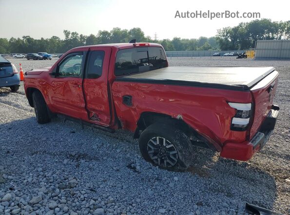 1N6ED1CMXPN613798 2023 NISSAN FRONTIER Красный Задняя левая четверть