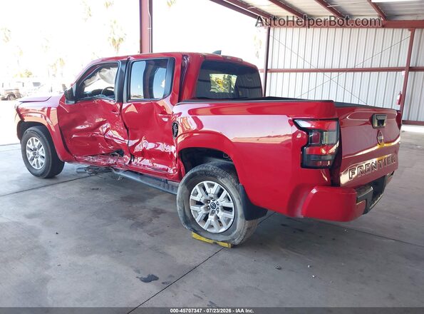 1N6ED1EJ2NN662378 2022 NISSAN FRONTIER Красный Задняя левая четверть