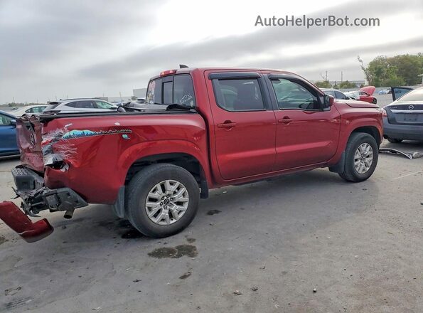 1N6ED1EJ2NN683327 2022 NISSAN FRONTIER Burgundy უკანა მარჯვენა