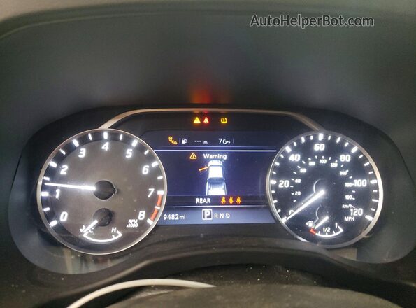 1N6ED1EJ2SN607036 2025 NISSAN FRONTIER Red Սարքավորումների վահանակի տեսք