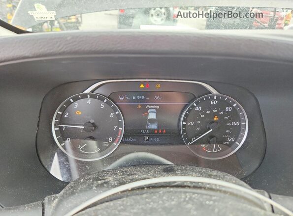 1N6ED1EJ3PN673313 2023 NISSAN FRONTIER Черный Вид щитка приборов