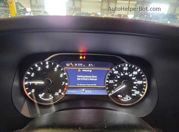 1N6ED1EJ6NN627892 2022 NISSAN FRONTIER White Widok zestawu wskaźników