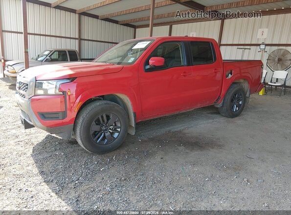 1N6ED1EJ9SN634945 2025 NISSAN FRONTIER Красный Передняя левая четверть