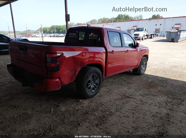1N6ED1EJ9SN634945 2025 NISSAN FRONTIER Красный Задняя правая четверть