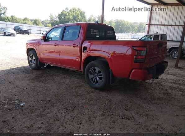 1N6ED1EJ9SN634945 2025 NISSAN FRONTIER Красный Задняя левая четверть