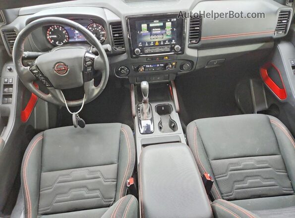 1N6ED1EK2RN620095 2024 NISSAN FRONTIER Blue Dashboard view