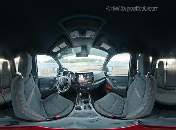 1N6ED1EK4SN649927 2025 NISSAN FRONTIER Orange Widok naklejki z numerem VIN