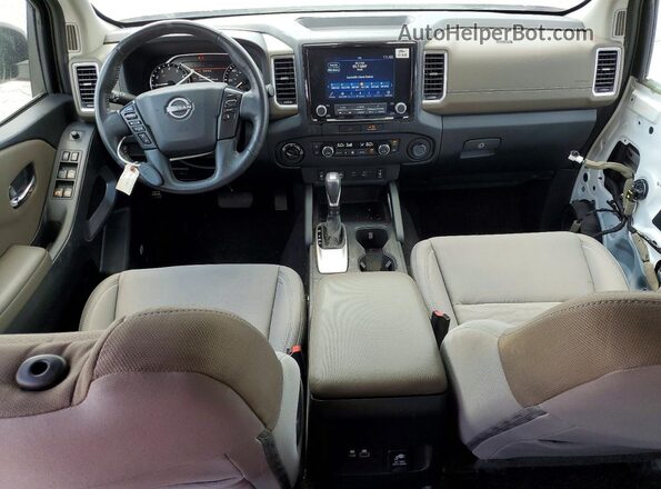 1N6ED1EK7NN681159 2022 NISSAN FRONTIER Белый Вид панели приборов