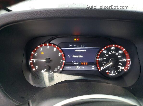 1N6ED1EK7PN673341 2023 NISSAN FRONTIER Blue Вид щитка приладів