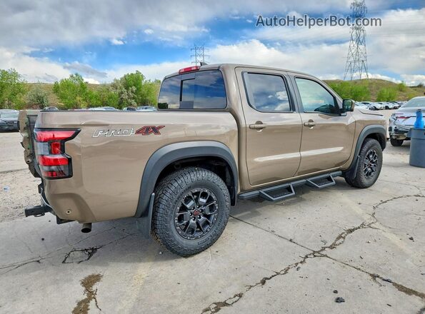 1N6ED1EKXPN640995 2023 NISSAN FRONTIER Коричневый Задняя правая четверть