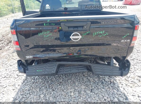 1N6ED1EKXRN603643 2024 NISSAN FRONTIER Black Вид спереду