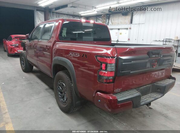 1N6ED1EKXSN607603 2025 NISSAN FRONTIER Red Tył lewy