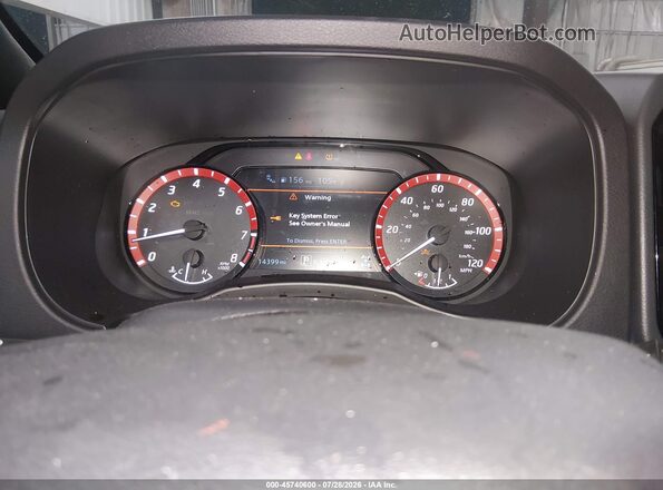 1N6ED1EKXSN607603 2025 NISSAN FRONTIER Red Widok tylnych siedzeń