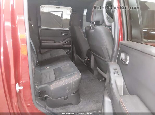 1N6ED1EKXSN607603 2025 NISSAN FRONTIER Red Widok naklejki z numerem VIN
