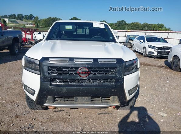1N6ED1EKXTN632518 2026 NISSAN FRONTIER White Vista interior trasera