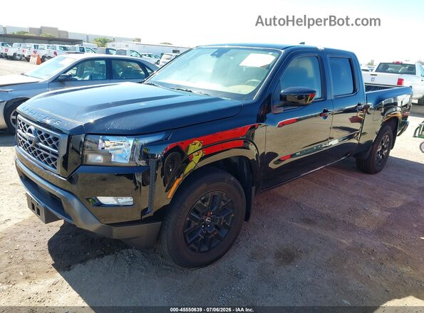 1N6ED1FJXRN608525 2024 NISSAN FRONTIER Черный Передняя левая четверть