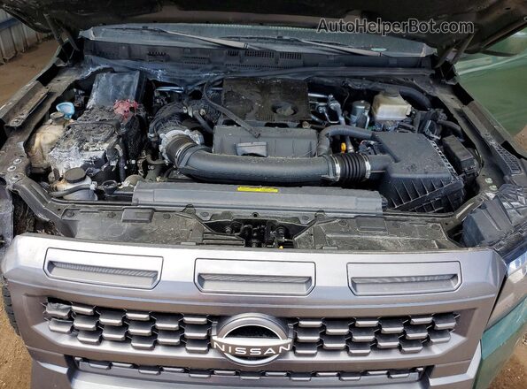 1N6ED1FK9SN608014 2025 NISSAN FRONTIER Green Widok wnętrza z tyłu