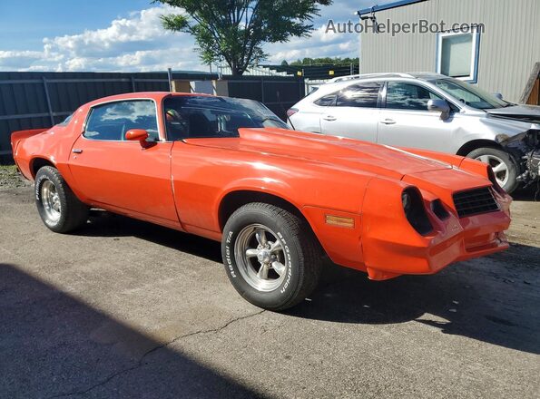 1Q87G9N519295 1979 CHEVROLET CAMARO Оранжевый Передняя правая четверть