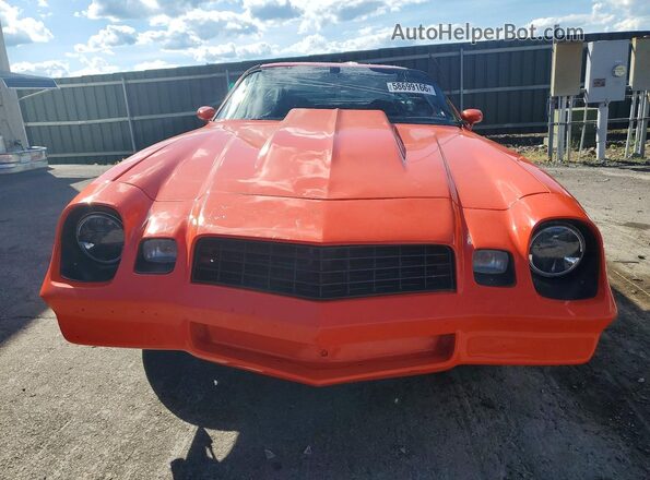 1Q87G9N519295 1979 CHEVROLET CAMARO Оранжевый Вид спереди