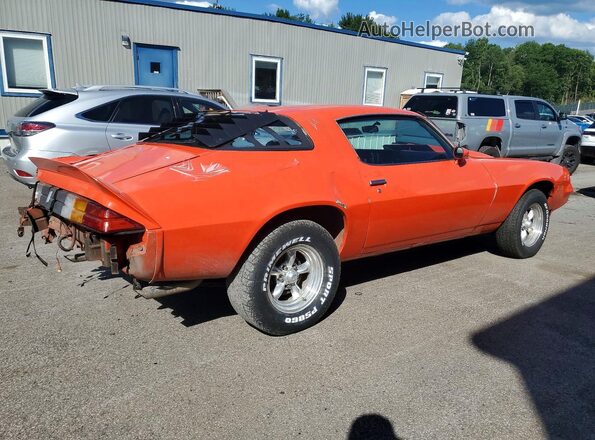 1Q87G9N519295 1979 CHEVROLET CAMARO Оранжевый Задняя правая четверть