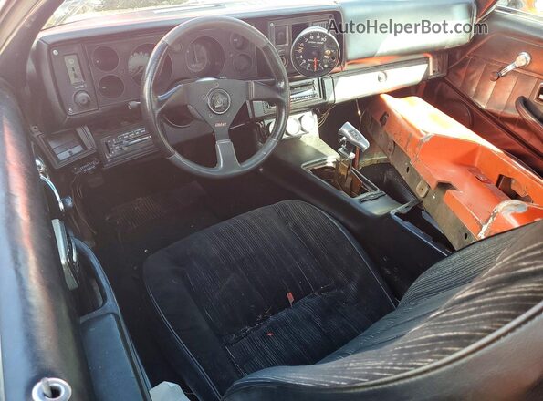 1Q87G9N519295 1979 CHEVROLET CAMARO Оранжевый Вид панели приборов
