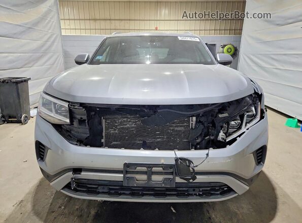 1V21E2CA9LC216453 2020 VOLKSWAGEN ATLAS Silver Front view