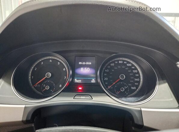1V21E2CA9LC216453 2020 VOLKSWAGEN ATLAS Silver Instrument cluster view