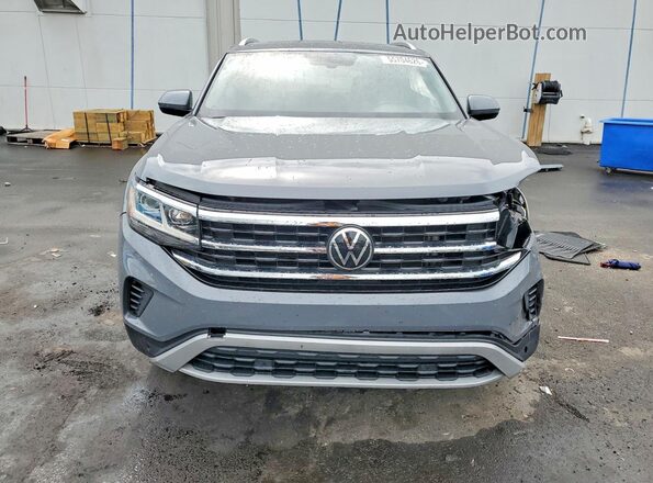 1V25C2CA9LC205265 2020 VOLKSWAGEN ATLAS Gray Widok z przodu