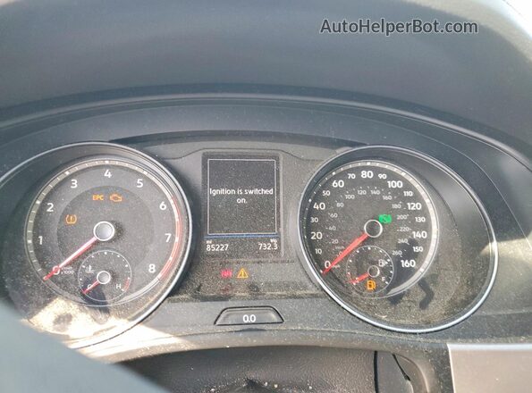1V25E2CA9LC230435 2020 VOLKSWAGEN ATLAS Gray Widok zestawu wskaźników