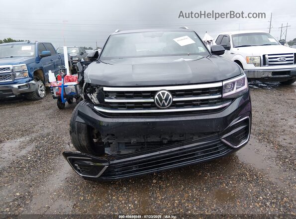 1V25E2CAXLC229858 2020 VOLKSWAGEN ATLAS Black Widok wnętrza z tyłu