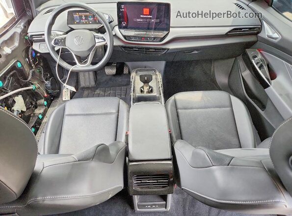 1V25MPE84RC011580 2024 VOLKSWAGEN ID.4 Black წინა პანელის ხედი