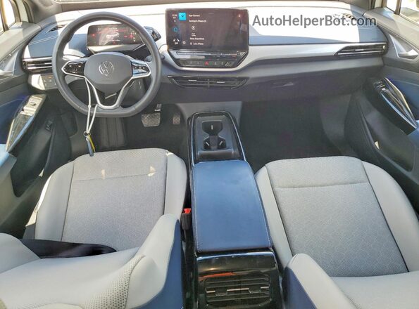 1V25MPE85RC013483 2024 VOLKSWAGEN ID.4 White Dashboard view
