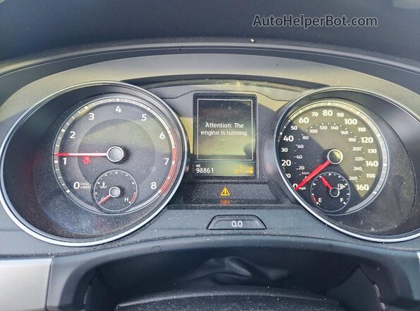 1V26E2CA2LC217210 2020 VOLKSWAGEN ATLAS White Widok zestawu wskaźników