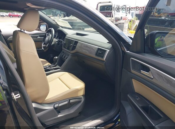 1V26E2CA9LC229970 2020 VOLKSWAGEN ATLAS Black წინა სალონის ხედი