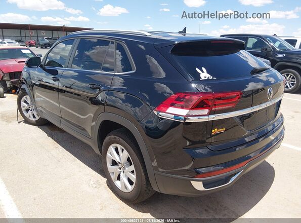 1V2AC2CA8MC235583 2021 VOLKSWAGEN ATLAS Черный Задняя левая четверть